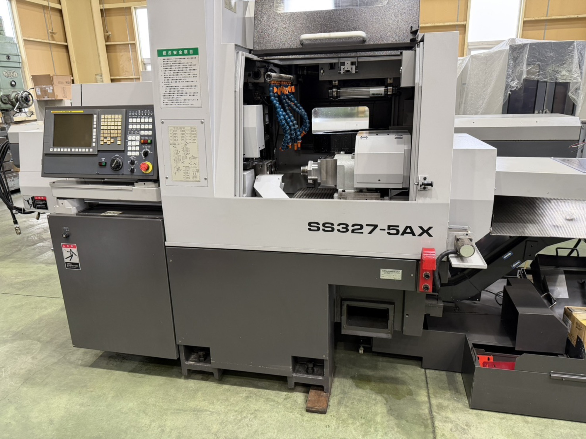 ジジ出品 Tsugami SS327-5X Swiss Type CNC Lathe (Used, 2016) — Taiwan
